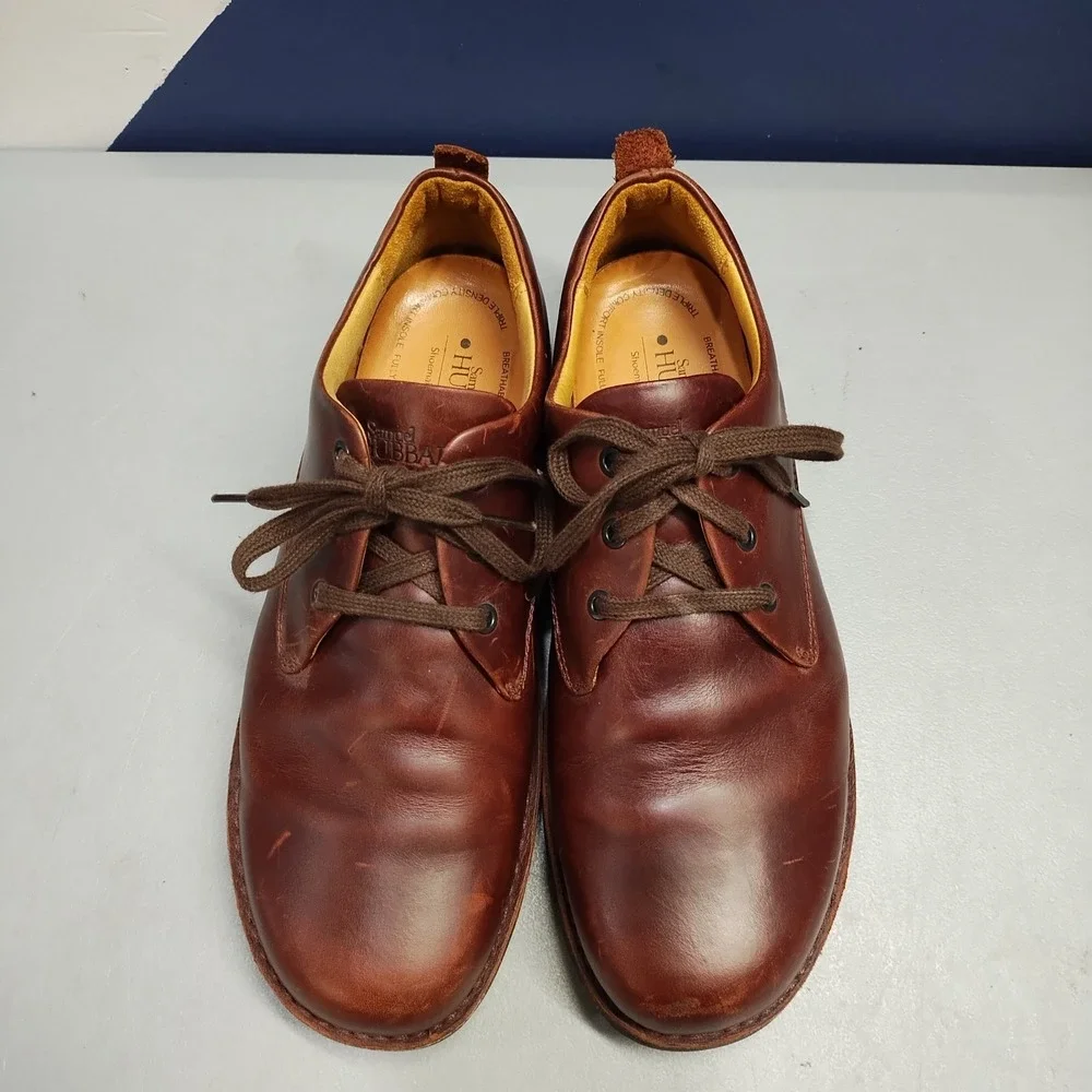 Samuel Hubbard Oxford Shoes Mens US Size 10.5W Brown Leather Round Toe M1100-007